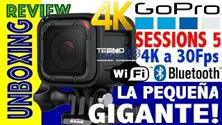 GOPRO 5 SESSIONS UNBOXING REVIEW REVISADO DESEMPAQUETADO YOUTUBE 2018