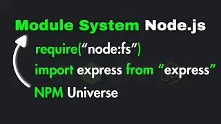 Module System in Node.js | Backend Series 2024 [ Updated ] #nodejs #backend @codeblockdev