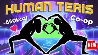 HUMAN TETRIS | Immersive Interactive Warm Up | Easy Daily Routine | Co-op 2 Players