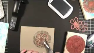 Using Die Cuts with Masking and Stamping (Two Peas In A Bucket)