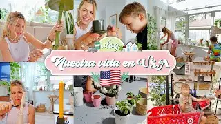 🇺🇸 MEGA HAUL + DECORANDO todo el salón para hacer la CASA ACOGEDORA 🏡 Estilo BOHO | USA VLOG