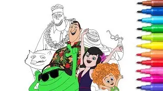 Hotel Transylvania 3 - Coloring Pages | Coloring Books for Kids | Rainbow TV
