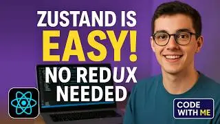 Zustand Tutorial – Easiest React State Management | Code With Me