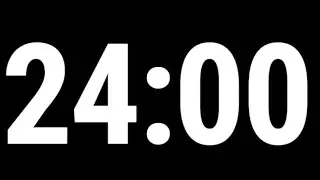 24 Minute Countdown Timer | 24 Minute Timer | 24 Minute Countdown | Alarm Clock | Ambience Sounds