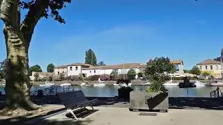 Les quais d'Agde centre ville