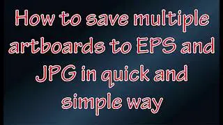How to export multiple artboards in illustrator