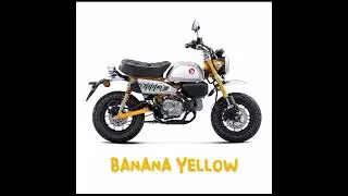 HONDA CT 125 BANANA YELLOW CENTRAL MUSIC HOBBY