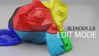Edit Objects in Blender 2.8 - Quick Basics of Vertices, Edges, & Faces - 3D Print Design(2020)