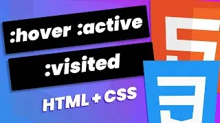 Como poner hover active visited HTML + CSS | Visual studio code
