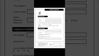 sample employment application form design 