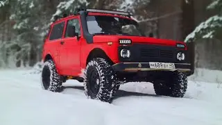 Один день из жизни Нивавода. Эвакуация. Запуск Нивы в -25°С. OFFROAD 4X4.