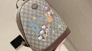 Рюкзак Гуччи Disney Дисней, кожанный