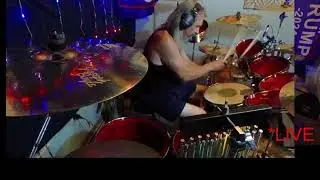 "LIVE" /Rush Metal Church Sabaton Whitesnake UFO Hammerfall "DRUM COVER STREAM" By Joey Boyle