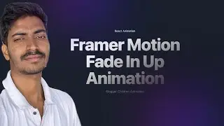 React Text Animation | Framer Motion | Stagger Children