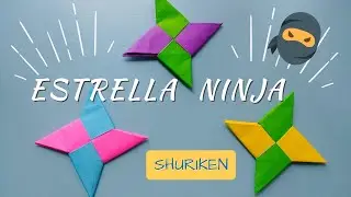 Estrella ninja de papel - Paper ninja star