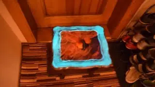 3D табурет из эпоксидной смолы. Стол из эпоксидной смолы.  Первый опыт с заливкой эпоксидной смолы