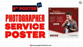 Photographer Service Poster Design In Photoshop | Poster 8
