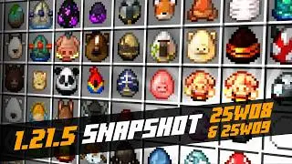 DES NOUVEAUX ŒUFS DE CRÉATURE ?! - 1.21.5 - Snapshot 25w08 & 25w09