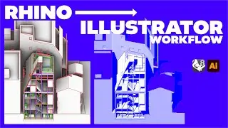 How to Create Architectural Presentation Drawings: Rhino to Illustrator Workflow
