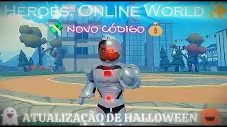 Roblox - Heroes: Online World | Novo código + atualização de Halloween!