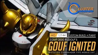 HG 1/144 Rudolf's Gouf Ignited - Custom Build & Paint ( BOOTLEG WARNING !!! )