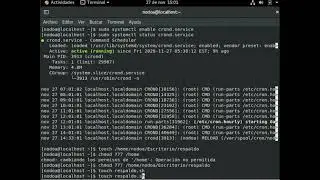 Creación de un backup automático  en centos 8 utilizando crontab