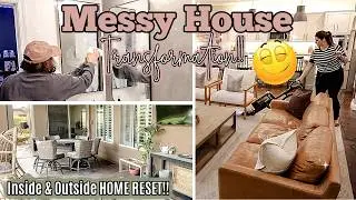 😵 MESSY HOUSE TRANSFORMATION :: HOME RESET + CLEAN WITH ME 2025