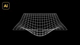 Make Grid Retro Wiremesh Element Design | Adobe Illustrator Tutorials