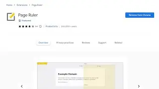 How to install & use Page Ruler Extension | Google Chrome | Code Lounge