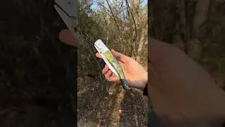 Складной нож с длинным клинком 