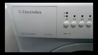 Electrolux EWC 1350 остановился с водой, не сливает воду.