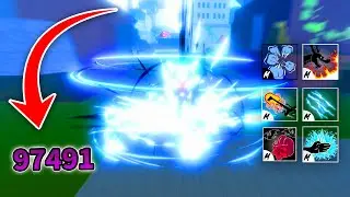 KITSUNE One Shot Combo + ALL Melee | BloxFruits Upd 20