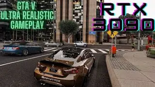GTA V ultra realistic gameplay with the best graphics mod using RTX 3090 24GB vga graphics card