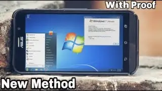 HOW TO MAKE ANDROID DEVICE WINDOWS  7 😮