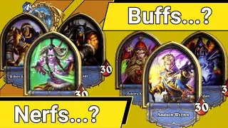Upcoming Hearthstone Patch - both Nerfs and Buffs!