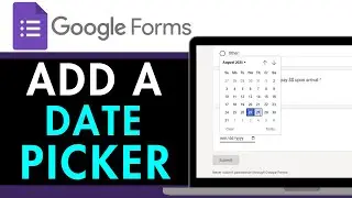 How to Add Date Picker in Google Forms 2025 (QUICK GUIDE)