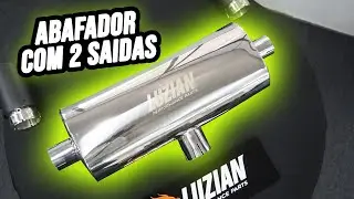 ABAFADOR com SAÍDA DUPLA para GOLF 1.4 , GTI, A3, etc... LUZIAN LA023