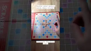 Use 2 letter words to double your points in Scrabble!