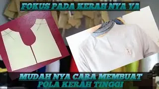 Tutorial pola kerah tinggi