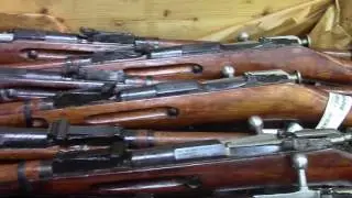 Предвоенные мосинки ящиками