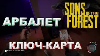 Нашел ключ карту и арбалет в Sons of the Forest