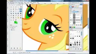 Applejack Speed Drawing (Gimp)