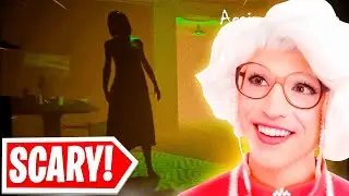 Granny Tries SCARY Game Again and Again!