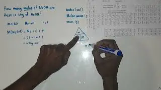 Gr10 Physical Science Calculations of molar mass, number of moles and mass