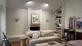 SAHM's week: painting our living room for the THIRD time & our finished coffee table!