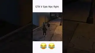 GTA V : EPIC NPC Fight  😂 #shorts #rockstargames #gtav  #gaming #gtaonline #funny #youtubeshorts