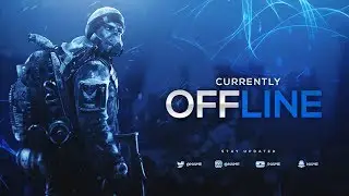 Twitch OFFLINE Banner FREE Template! (FREE Twitch OFFLINE Screen Download)