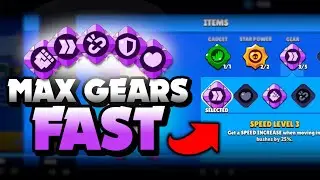 How to Get Gears FAST - Best Way to Max Out Your Account! | Brawl Stars
