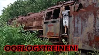 40 STOOMTREINEN GEVONDEN uit de OORLOG!!