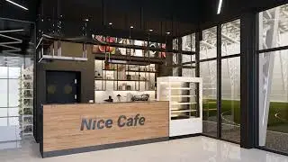 Анимация кофейни Archicad 26@D5Render+ D5 Render